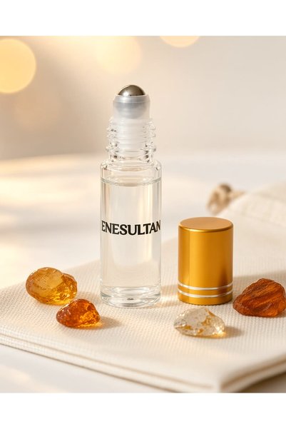 enesultan White Amber 10ml - Alkolsüz Unisex Oryantal Esans Roll-on