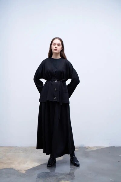QANU Maria Cardigan Black