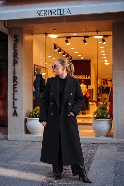 Serpirella Butik Premium Stamp Coat