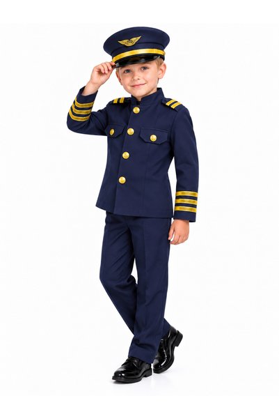 Liyavera Unisex Kids Pilot Costume - Kids Pilot Outfit