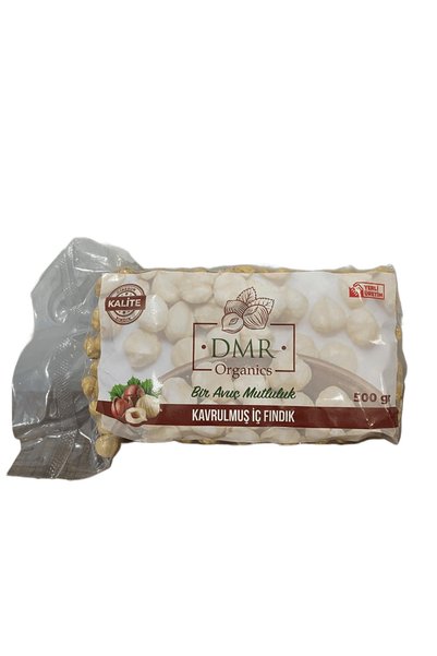 DMR ORGANICS GİRESUN KALİTE VAKUMLU KAVRULMUŞ İÇ FINDIK 500 GR