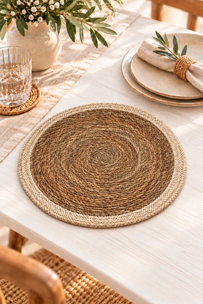KaiHome 2-Piece Natural Wicker - American Serving/Supla/Sunum