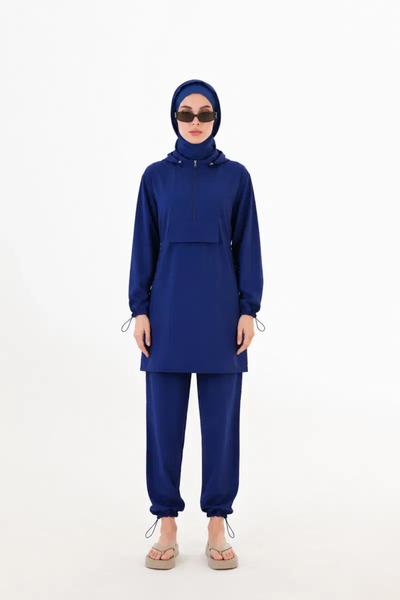 QANU Hijab Swimsuit Set of 3 Navy Blue