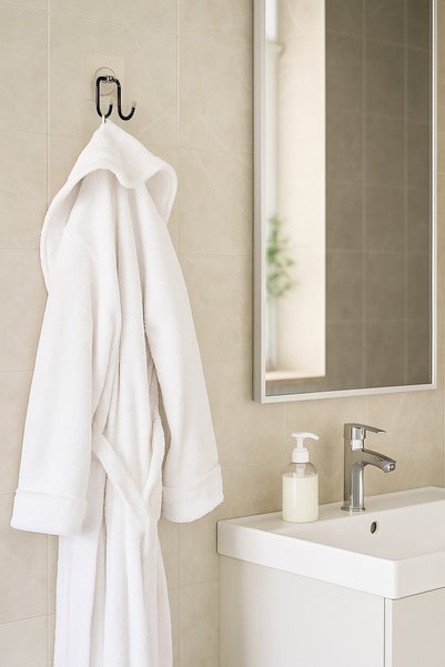 EHA HOME 2 kancalı banyo askısı havlu askısı