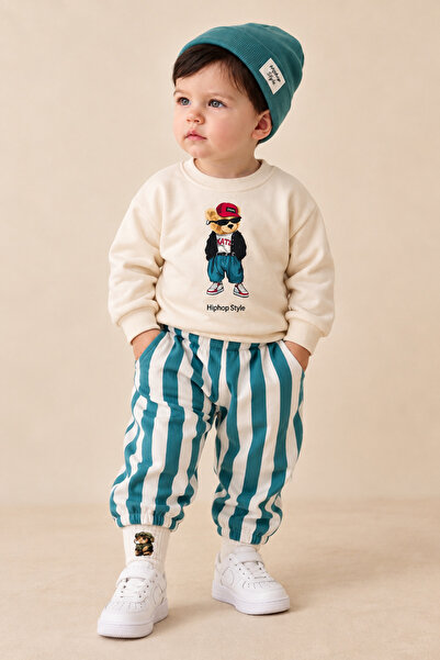 Asila Baby Tedy Teddy Bear Printed Flexible Comfortable Fabric Sweatshirt, St...