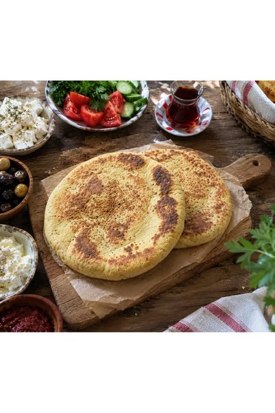 Genel Markalar El Yapımı Doğal Bazlama - Mısır ve Sarı Buğday Unlu Köy Ekmeği...