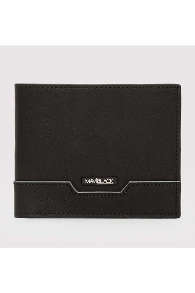 Mavi M0912365 Black Genuine Leather Wallet Black
