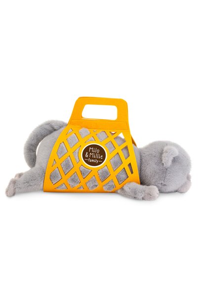 Orange Toys Milo – Pisoiul Gri de Pluș – Jucărie Premium Ultra Pufoasă, 56 cm