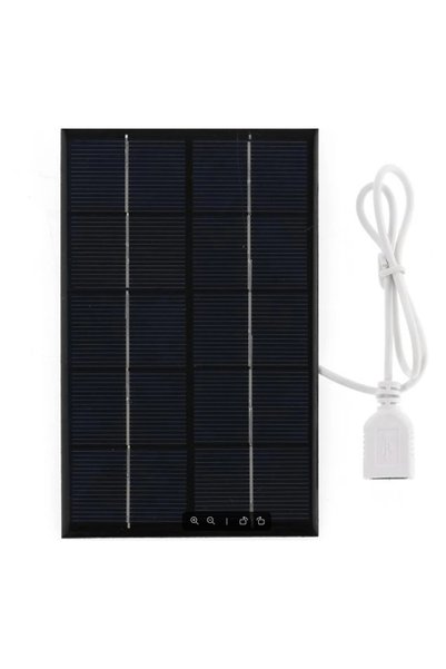 Choice USB 6W 1PCS Wholesale Solar Panel 1-14pcs USB Waterproof Outdoor Hikin...