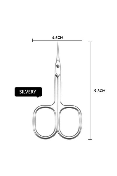 choice2 silvery Stainless Steel Cuticle Scissors Dead Skin Remover Cuticle Cu...