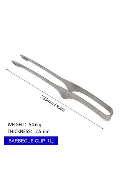 Choice Big Camping Titanium Tea Cup Clip Outdoor Ultralight Steak Lid Barbecu...
