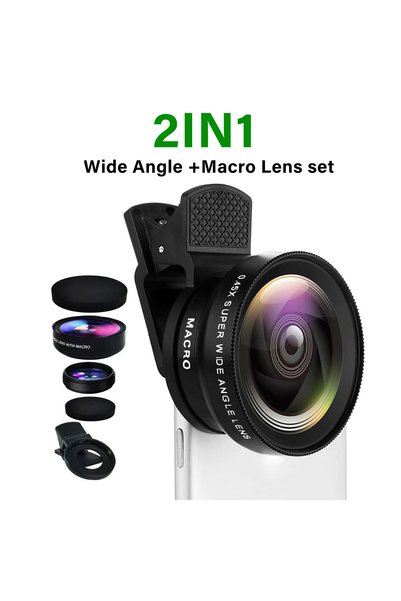Choice 1 Pack 2025 New Upgrade 2 In 1 HD 0.45x Super Wide Angle & 12.5x Macro...
