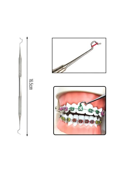 Choice 1Pc Dental Orthodontic Tools Elastic Placer Twil-on Instruments Ligatu...