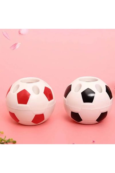 Choice Black pen holder Student Pen Holder Creative Round Football Shaped Mul...