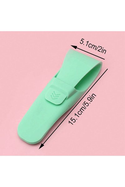 Choice6 Light green Silicone Razor Portable Storage Case Manual Razor Protect...
