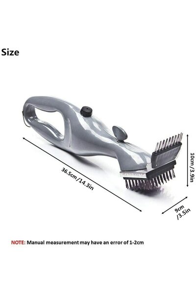 Choice Silver BBQ Grill Outdoor Steam Cleaning Brushes Barbecue Cleaner Suita...