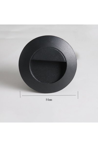 Choice Neutral White 4000k black Outdoor Step Lighting 3W LED Embedded Wall L...