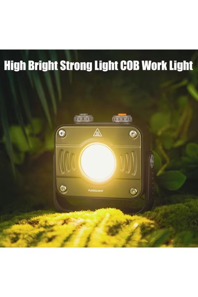 Choice مصباح تخييم HW999 بقوة 8000 مللي أمبير في الساعة مع إضاءة LED COB قابل...