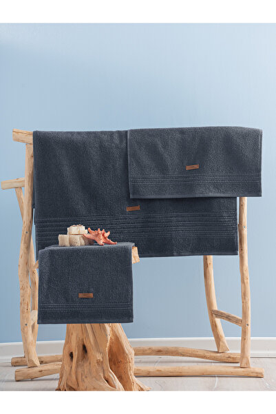 Cotton Box Σετ πετσετών Wellness 100% βαμβάκι Zen Anthracite