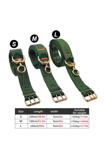 choice2 M As shown Strong Durable Belay Tie Adjustable Cattle Collar Cow Haul...