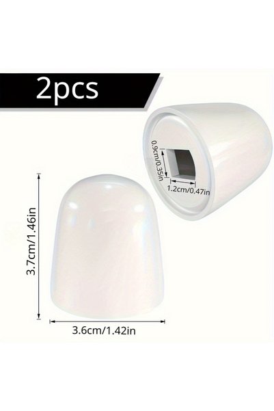 Choice 2pcs 2pcs Universal Toilet Bolt Covers, Round Plastic Push-in Toilet B...