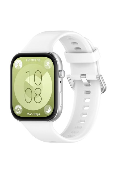 Choice22 for Huawei Fit 3 4 White Silicone Sport Band For Huawei Watch Fit 3 ...