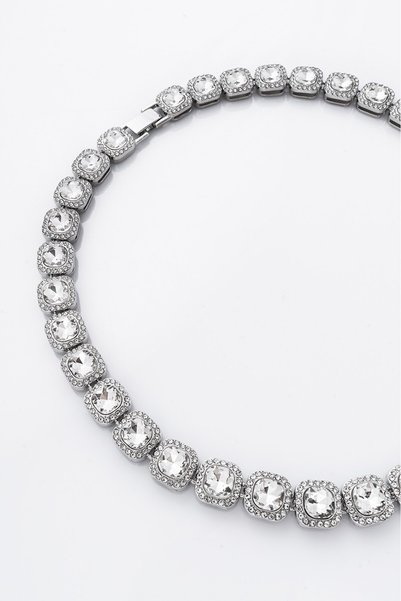 UKHWD SUPPLY 12mm Tennis Chain Zincir Kolye KA1144GM