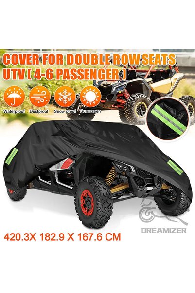 Choice أغطية لمركبات RZR UTV تتسع لـ 4-6 أشخاص، مقاومة للماء، للاستخدام الخار...