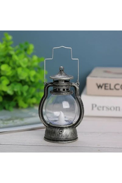 Choice1 4inch bronze silver New Retro Portable Lantern Vintage LED Light Chri...