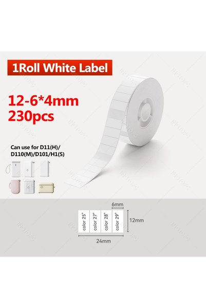 Choice3 ملصقات نييمبوت D11 مقاس 12-6×4 ملم، ورق طابعة الملصقات D110 D11H D110...