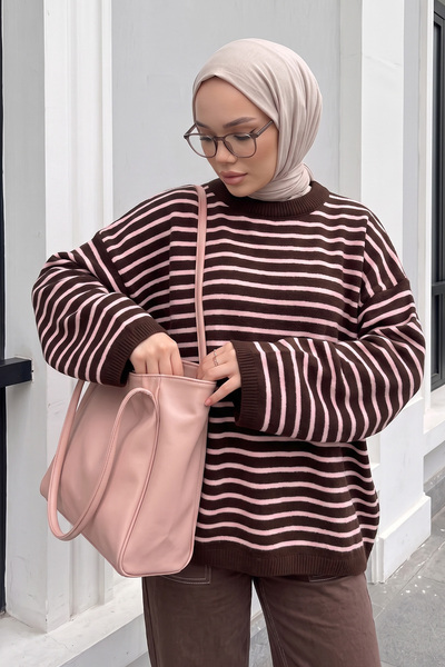 Salih Çelebi Pulover casual din tricotaj T2617 - MARO