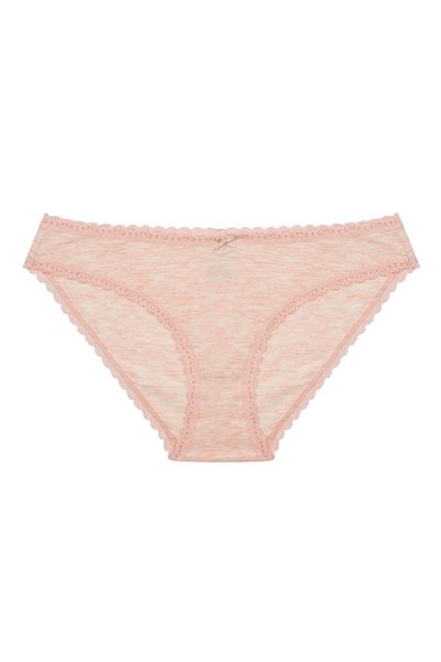 Penti Daily Lace 3'lü Pamuklu Bej Slip Külot