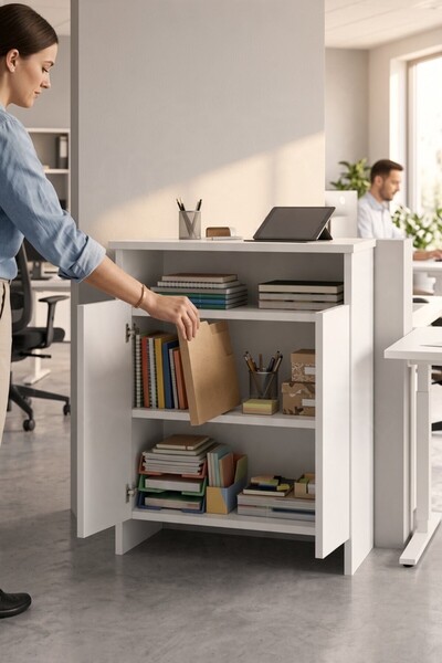 KODIGU Çok Amaçlı Ofis Dolabı | 77cm Yükseklik 60cm Genişlik 36cm Derinlik