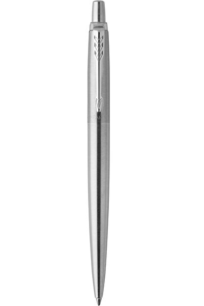 Parker قلم حبر جاف كلاسيكي من الفولاذ المقاوم للصدأ مع حواف من الكروم، مناسب ...