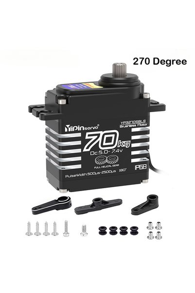Choice1 270 Degree 70kg Digital Servo 8.4V 180 Degree Brushless RC Servo Moto...