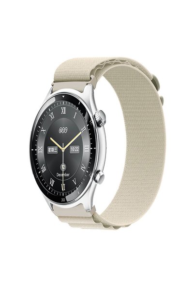 KRETON QCY Watch GT, GTC, GTS, GT2, GS2 ile Uyumlu Kordon Alpine Loop Döngü S...