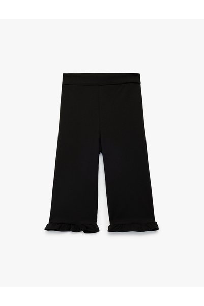 Koton Baby Girl Canvas Trousers 6Smg40047Aw Black