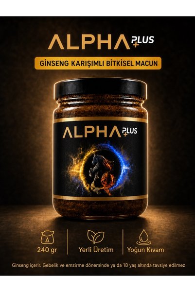 ALPHA EVERSTRONG Alpha Ginsengli Bitkisel Macun Kavanoz (240 GR)
