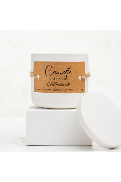 Candle Corner Lumânare parfumată lucrată manual din ceară de soia 100% natura...