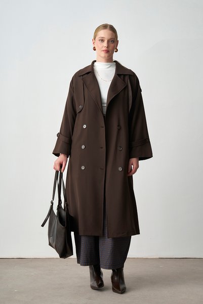 salisburys Molly Nelly Women's Seasonal Long Trench Coat