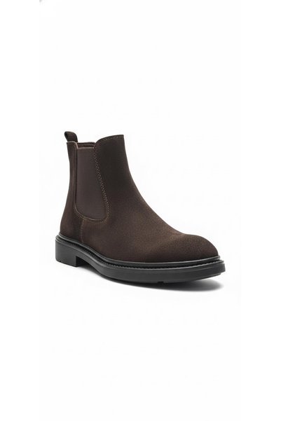 Ustalar Ayakkabı Çanta Brown Suede Men's Genuine Leather Boots 467.748