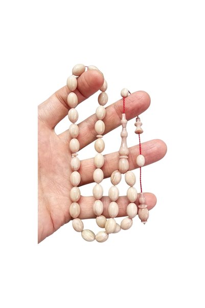 leblebi tesbih Muhammed Erden Sıkma Amber Prayer Beads Lt1516