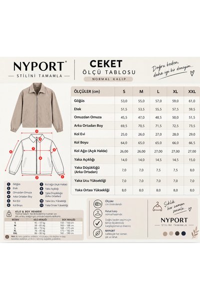 BAYEFENDİ Men's Zippered Pocket Cashmere Jacket
