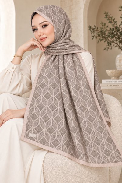 Big ModaEbrar Patterned Soft Shawl - 027