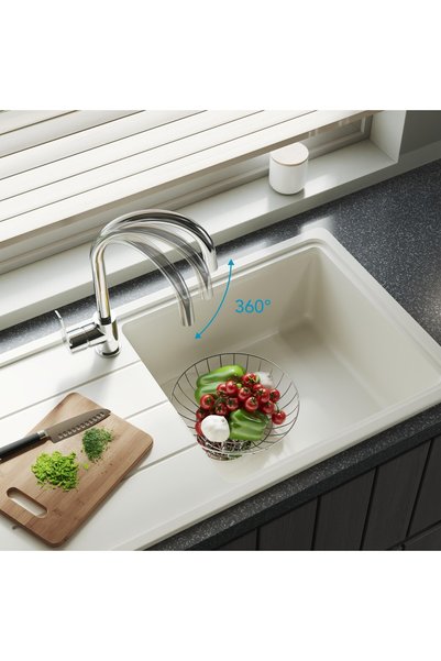 Adell Neon S Kitchen Sink Faucet-Chrome