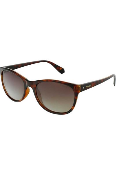 Polaroid Ochelari de soare pentru femei PLD 4099/S 086/LA, Havana, Fluture, 5...