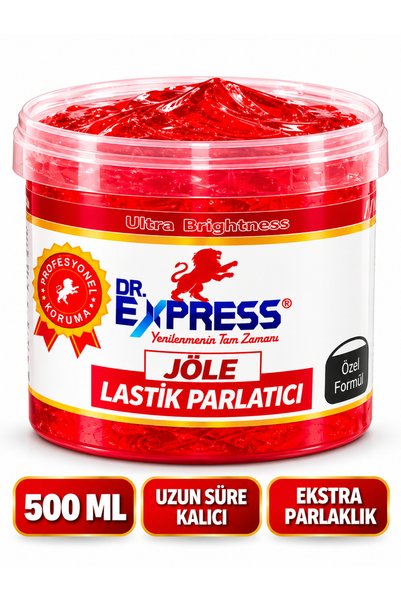 Drexpress Premium Lastik Parlatıcı Jöle 500 ml Parlak Görünüm Uzun Süre Etkil...