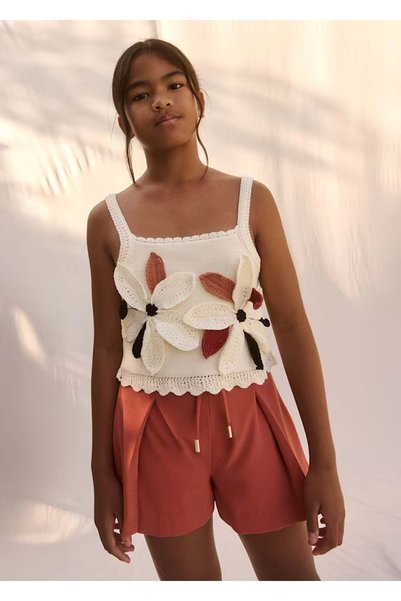 Abel & Lula Girl's Shorts Tiles