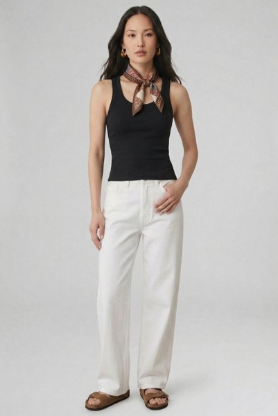SMILE Gaia Black 100% Cotton Basic Undershirt