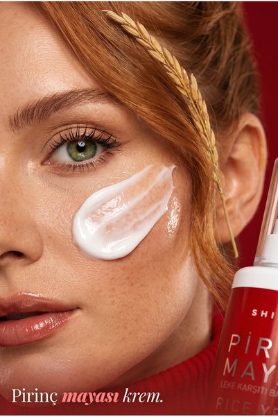 Shineco Rice Yeast Extract Anti-Blemish Brightening Face Cream, Tone-Equalizing and Moisturizing Care